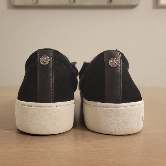 Michael Kors Willa Suede Leather Slip On Sneakers Sz 8 - Picture 4 of 10